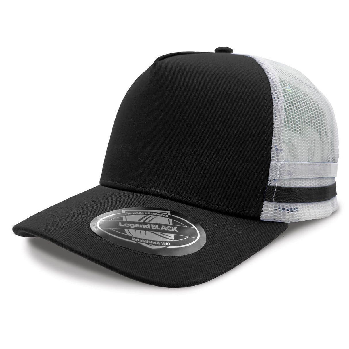 7050 Striped Trucker