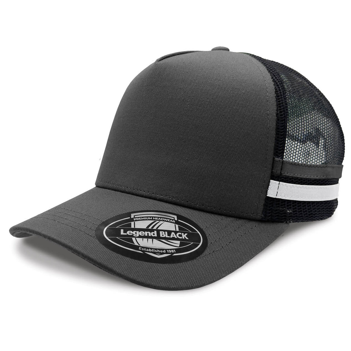 7050 Striped Trucker