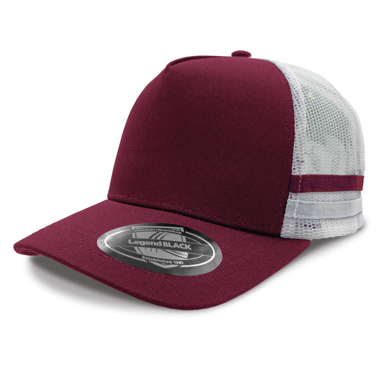 7050 Striped Trucker