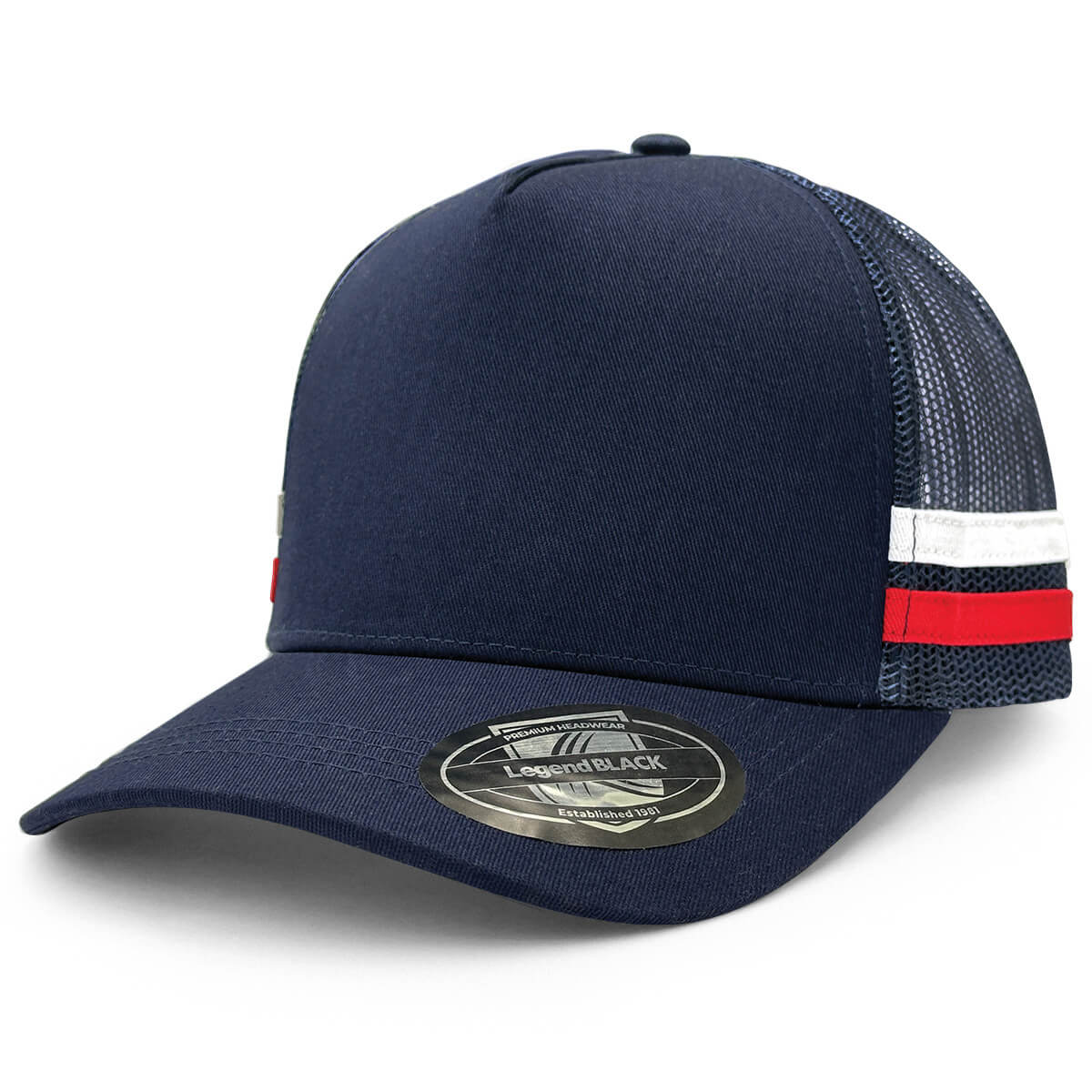 7050 Striped Trucker