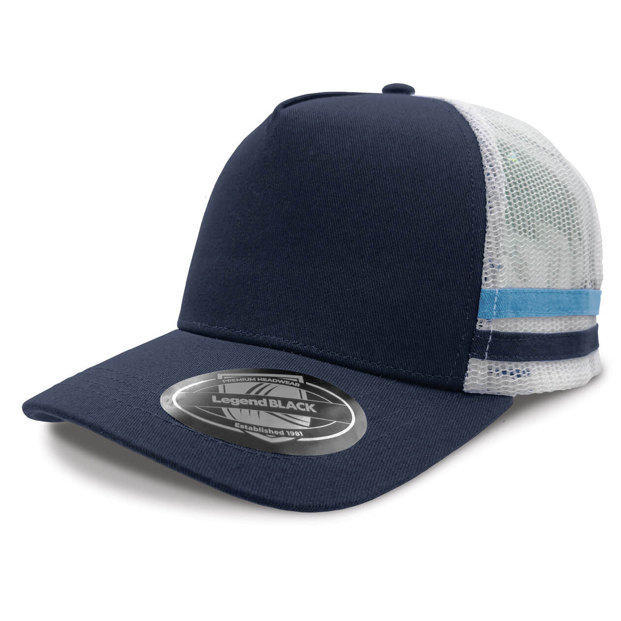 7050 Striped Trucker