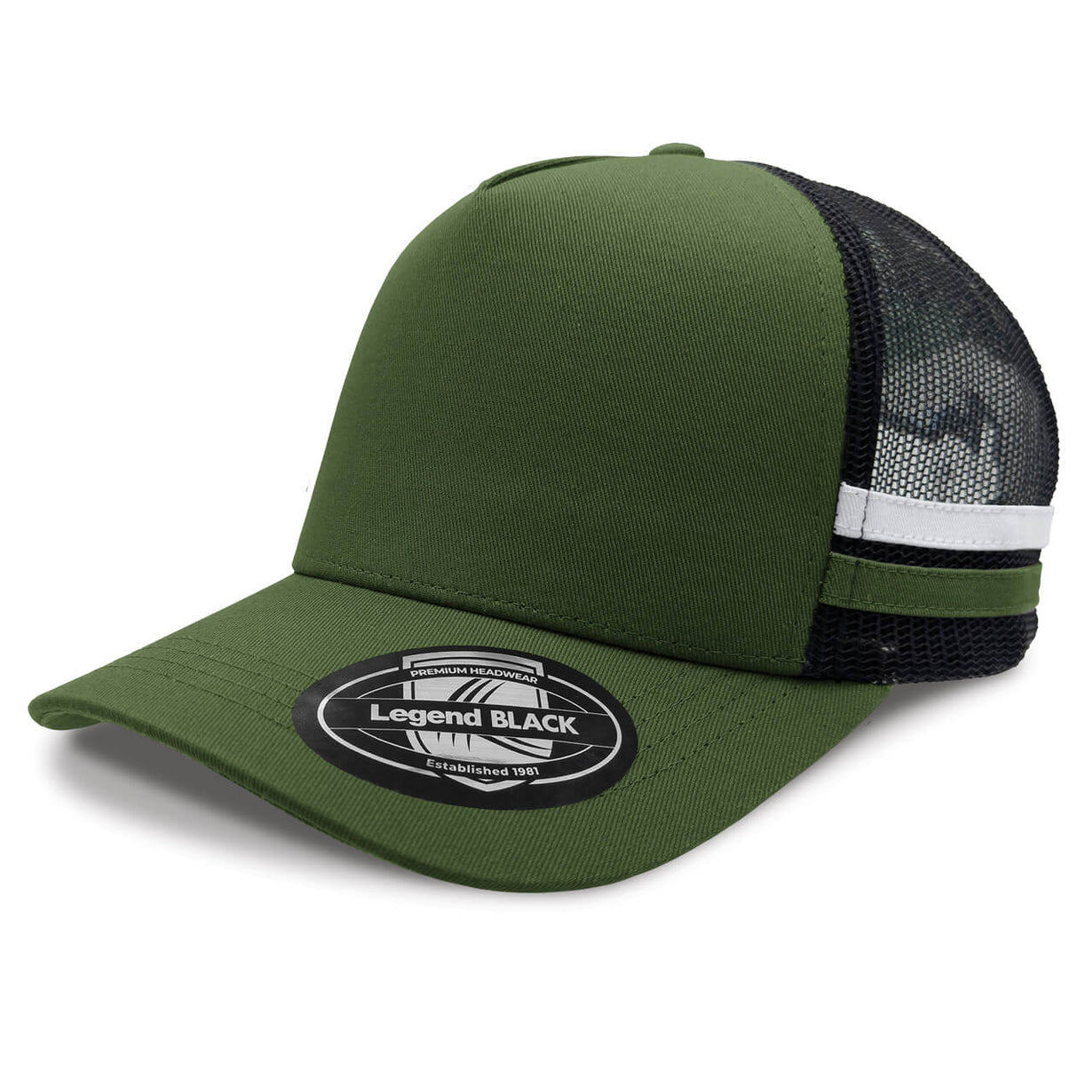 7050 Striped Trucker