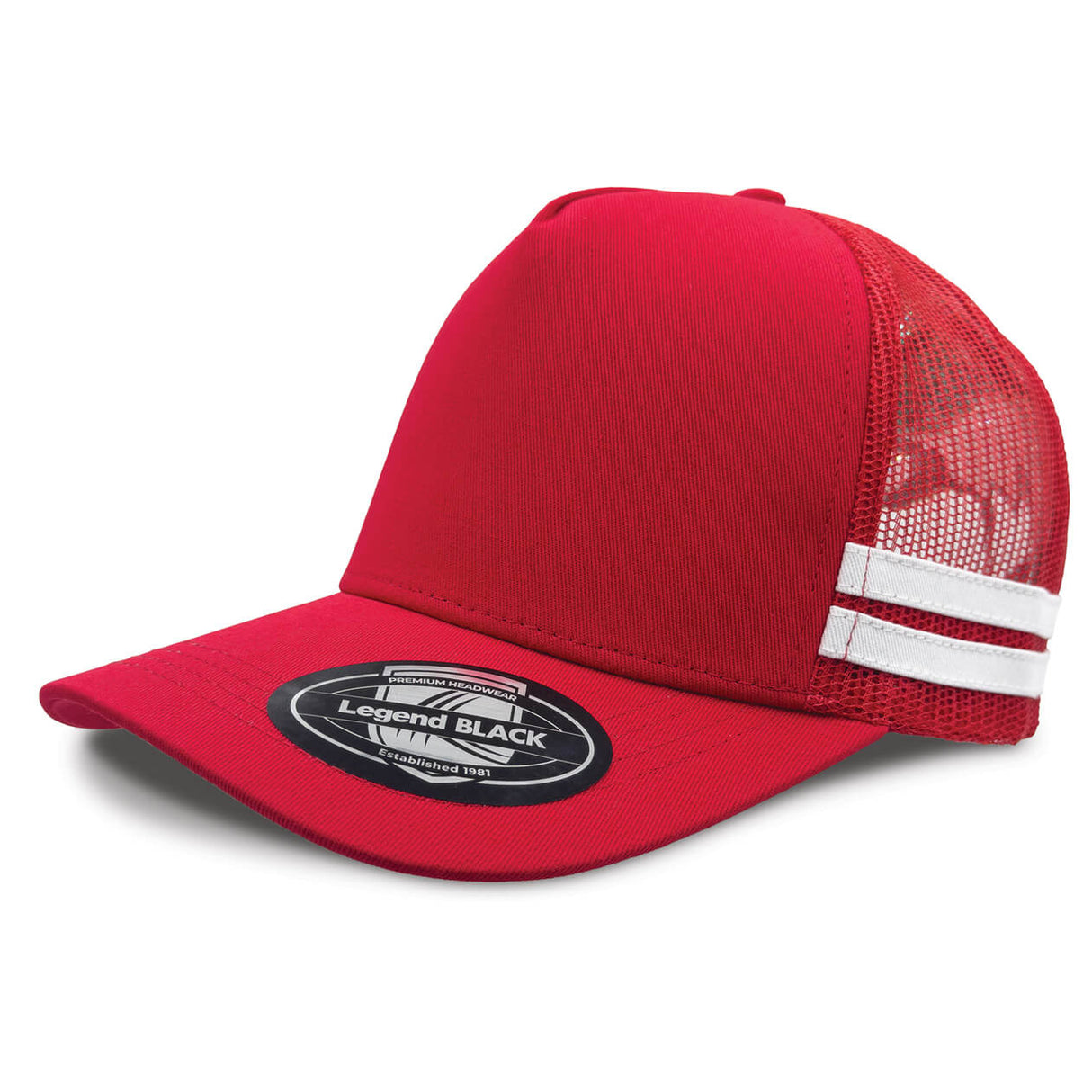 7050 Striped Trucker
