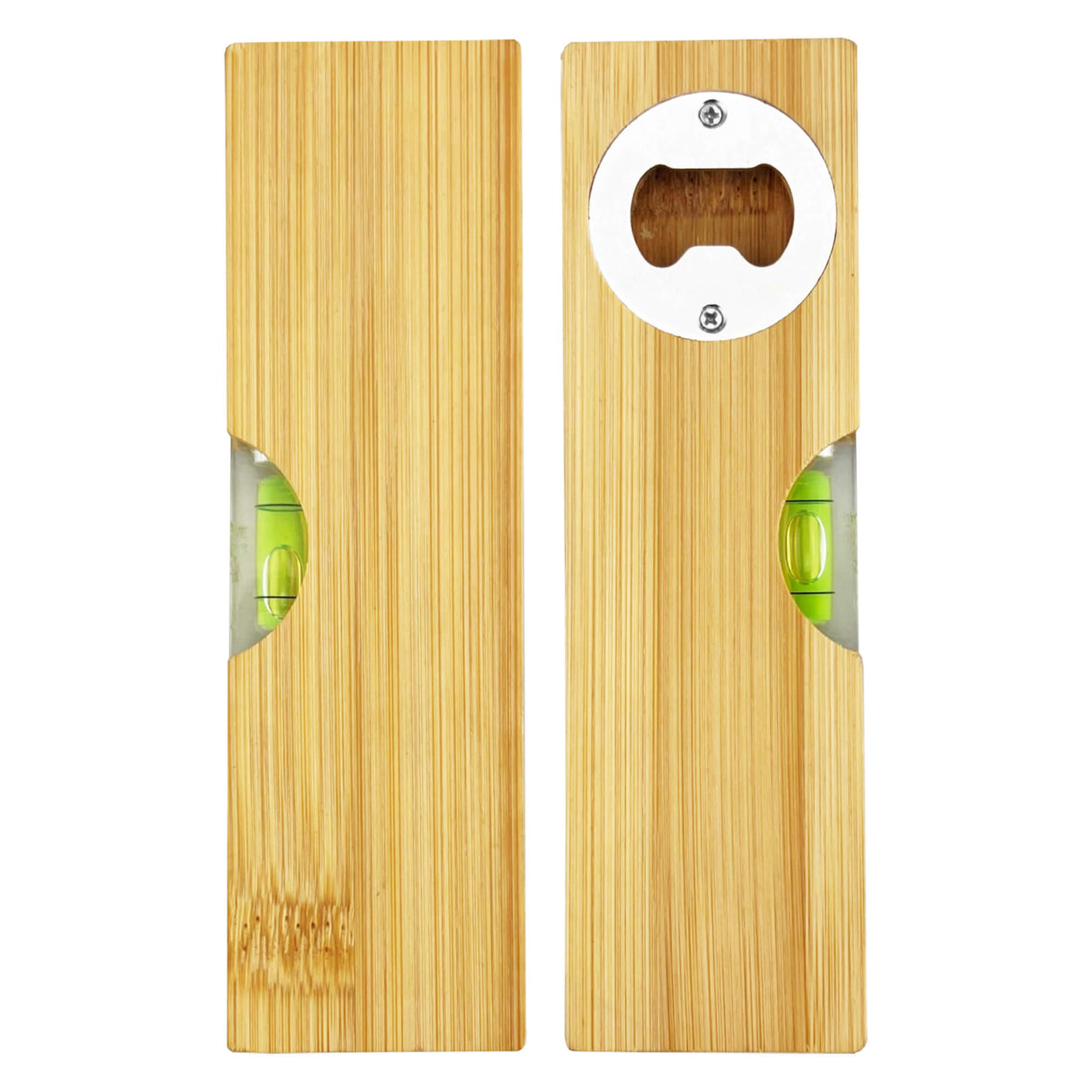 Bamboo Bottle Opener Leveller - Printed