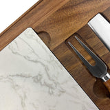 Marble Cheeseboard & Knife Set - Engraved