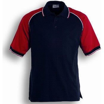 CP0360 Bocini Unisex Adults Three Tone Polo