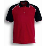 CP0360 Bocini Unisex Adults Three Tone Polo