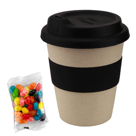 Jelly Bean In 8oz Bamboo Cup - Printed