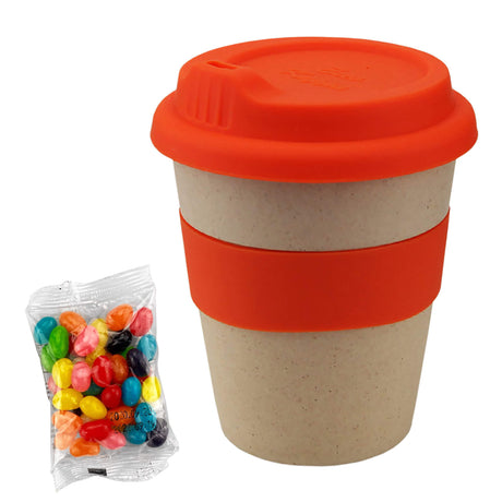 Jelly Bean In 8oz Bamboo Cup - Printed