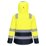 K8202 Huski Hi-Vis Women's Contrast Rain Jacket
