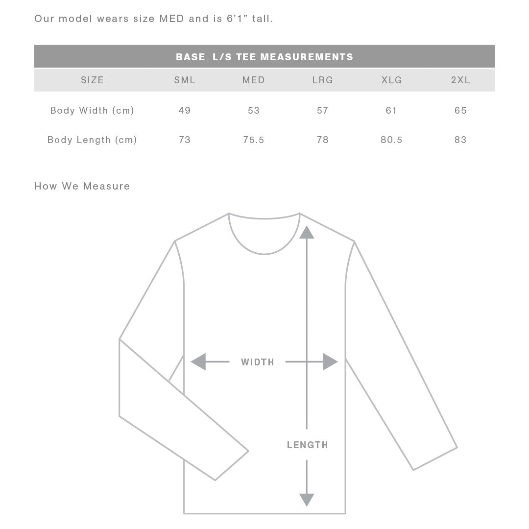 5029 AS Colour Base Tee Long Sleeve Tee - Mens