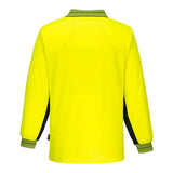 MP213 Portwest Hi-Vis Cotton Comfort Contrast Polo Shirt