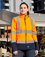 Rainbird Carroll Women's Softshell Jacket - Orange/Navy