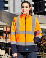 Rainbird Carroll Women's Softshell Jacket - Orange/Navy
