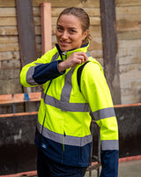 Rainbird Carroll Women's Softshell Jacket - Yellow/Navy
