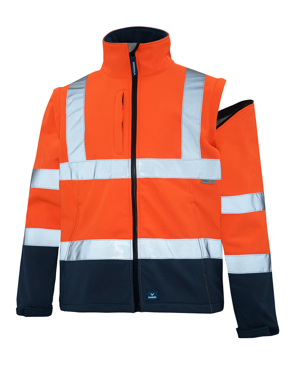 Rainbird Landy Softshell Jacket - Orange/Navy