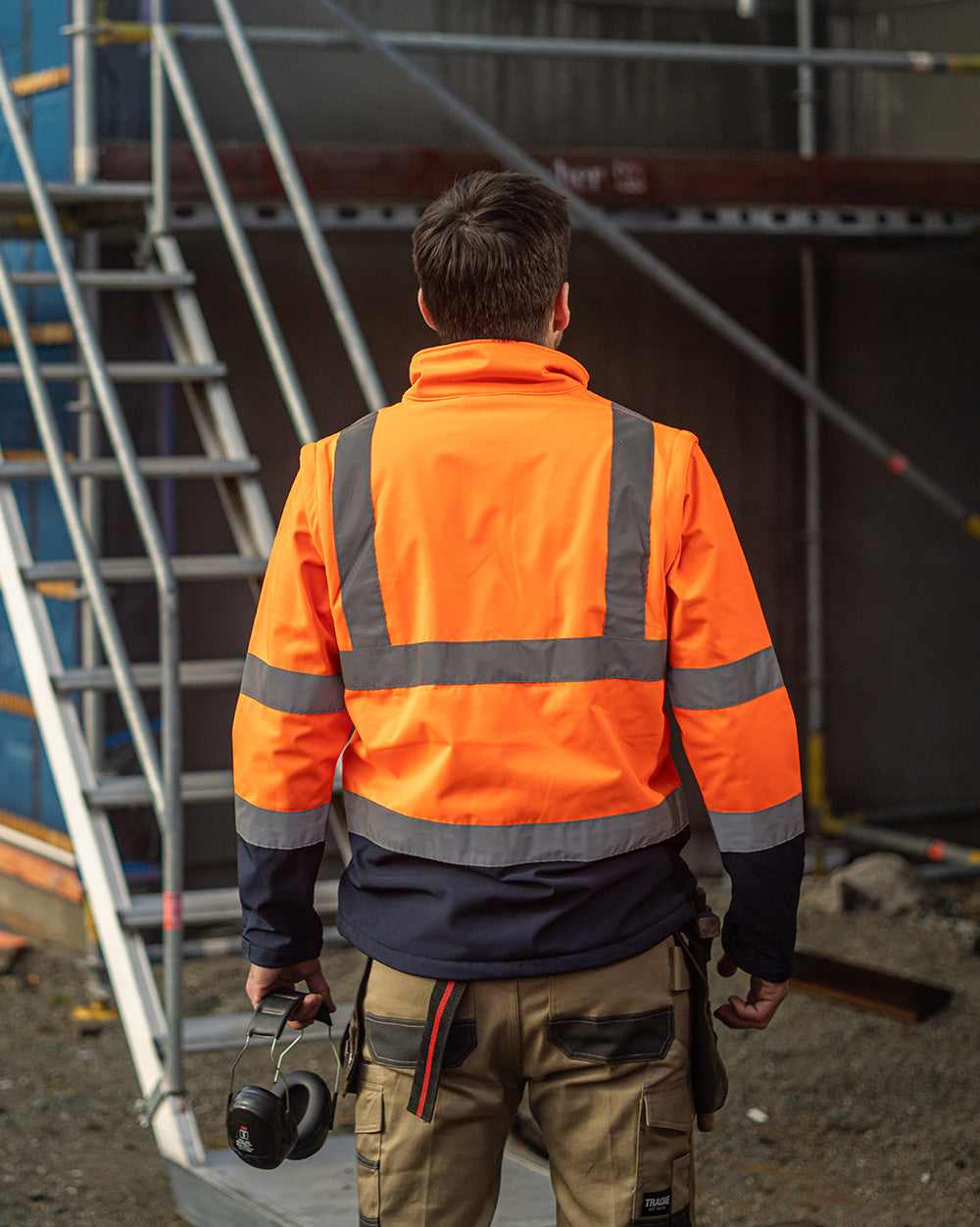 Rainbird Landy Softshell Jacket - Orange/Navy