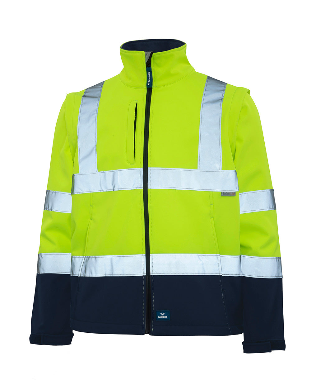 Rainbird Landy Softshell Jacket - Yellow/Navy