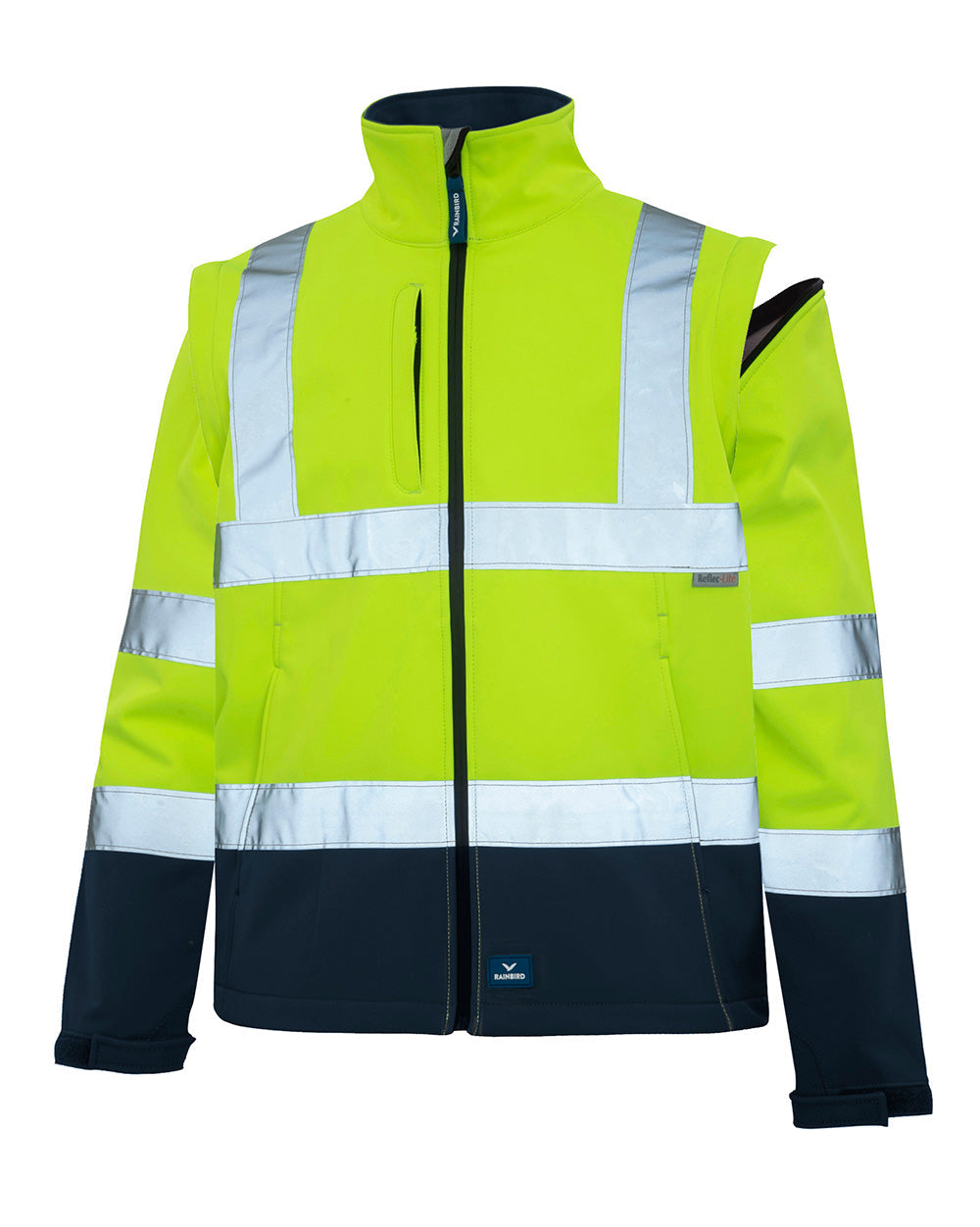 Rainbird Landy Softshell Jacket - Yellow/Navy