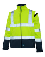 Rainbird Landy Softshell Jacket - Yellow/Navy