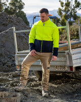 Rainbird Lumber Sherpa Jacket - Yellow/Navy