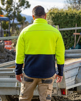 Rainbird Lumber Sherpa Jacket - Yellow/Navy