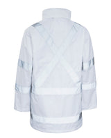 Rainbird Night Workers X-Back Rain Jacket - White