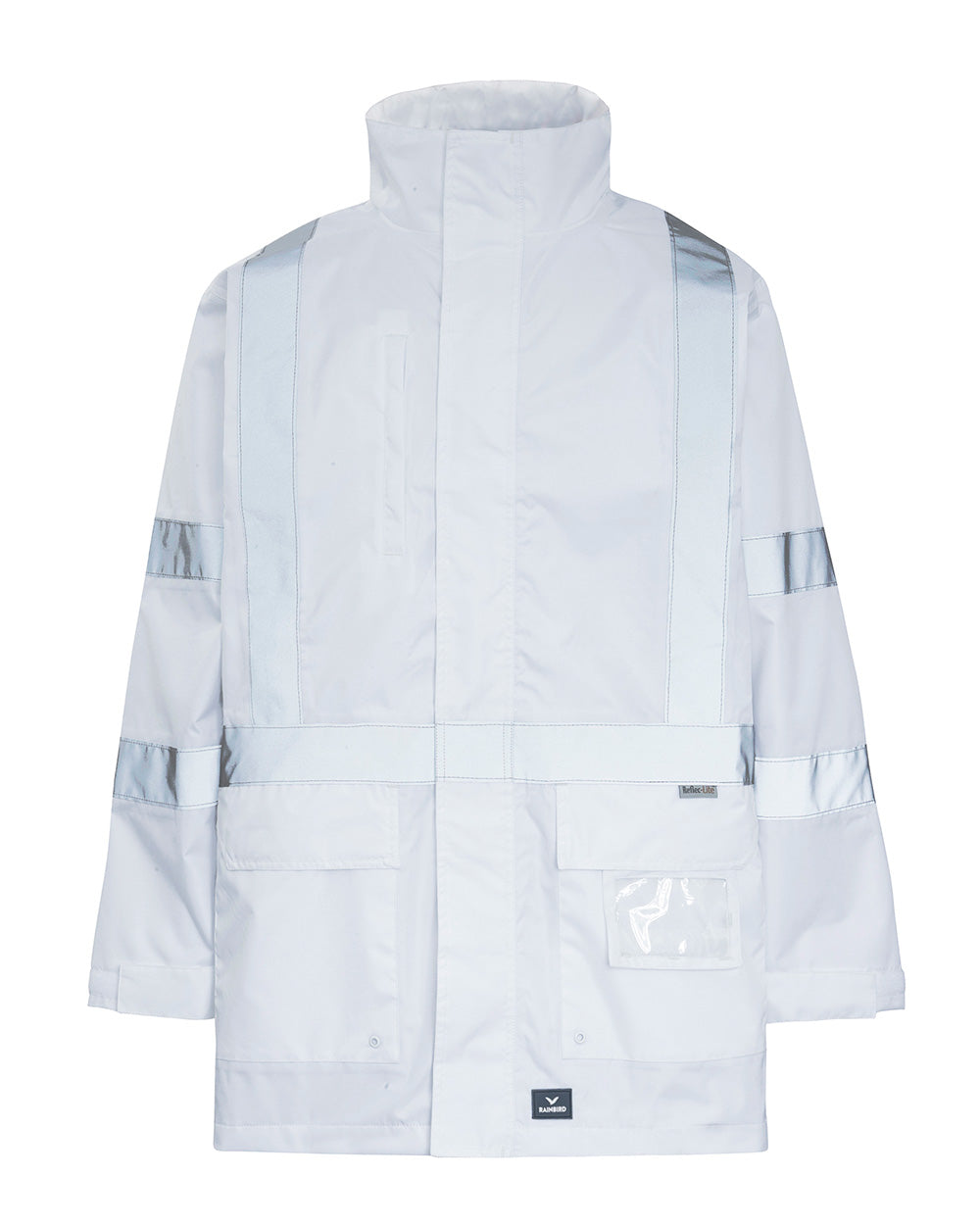 Rainbird Night Workers X-Back Rain Jacket - White