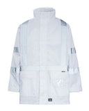 Rainbird Night Workers X-Back Rain Jacket - White
