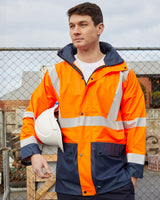 Rainbird Shelter Bio-Motion Rain Jacket - Orange/Navy