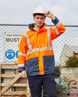 Rainbird Shelter Bio-Motion Rain Jacket - Orange/Navy