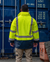 Rainbird Shelter Bio-Motion Rain Jacket - Yellow/Navy