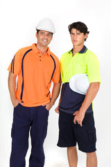 PS101L Ramo Hi Vis Long Sleeve Polo