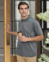 PS93 Mens Sustainable Contrast Polo - Dark Colours