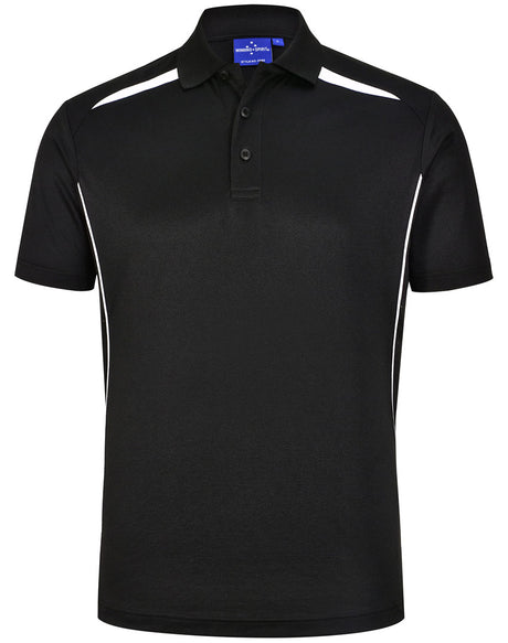 PS93 Mens Sustainable Contrast Polo - Dark Colours