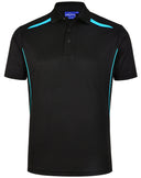 PS93 Mens Sustainable Contrast Polo - Dark Colours