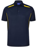 PS93 Mens Sustainable Contrast Polo - Dark Colours