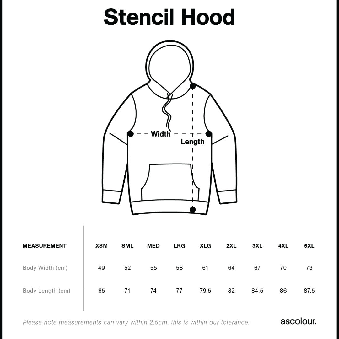 5102 AS Colour Stencil Hoodie