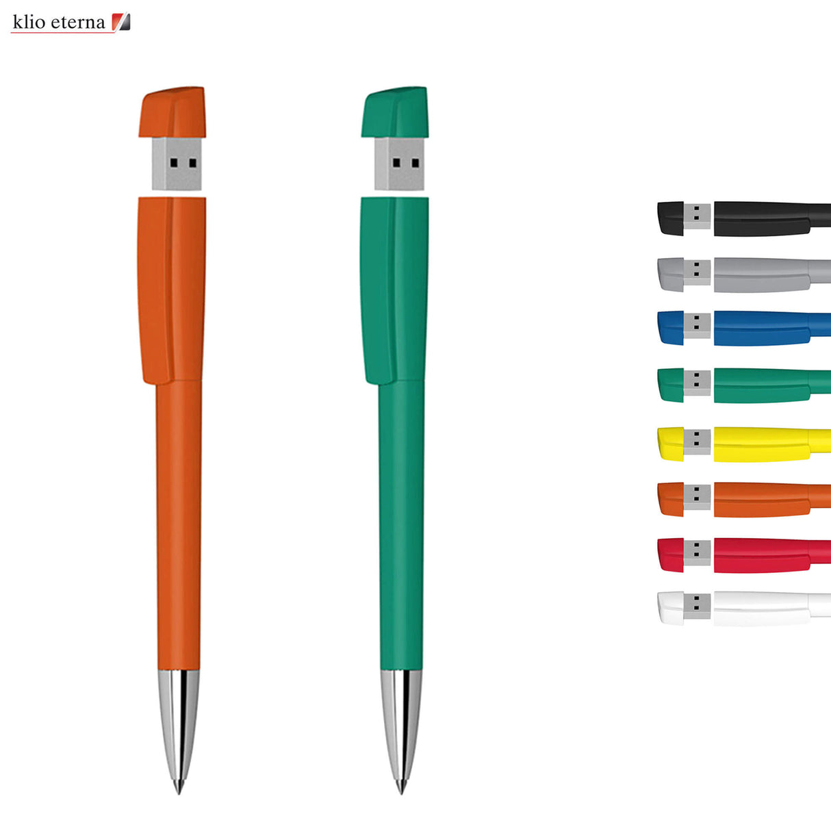 Klio® USB Pen 16GB Metal Tip - Printed