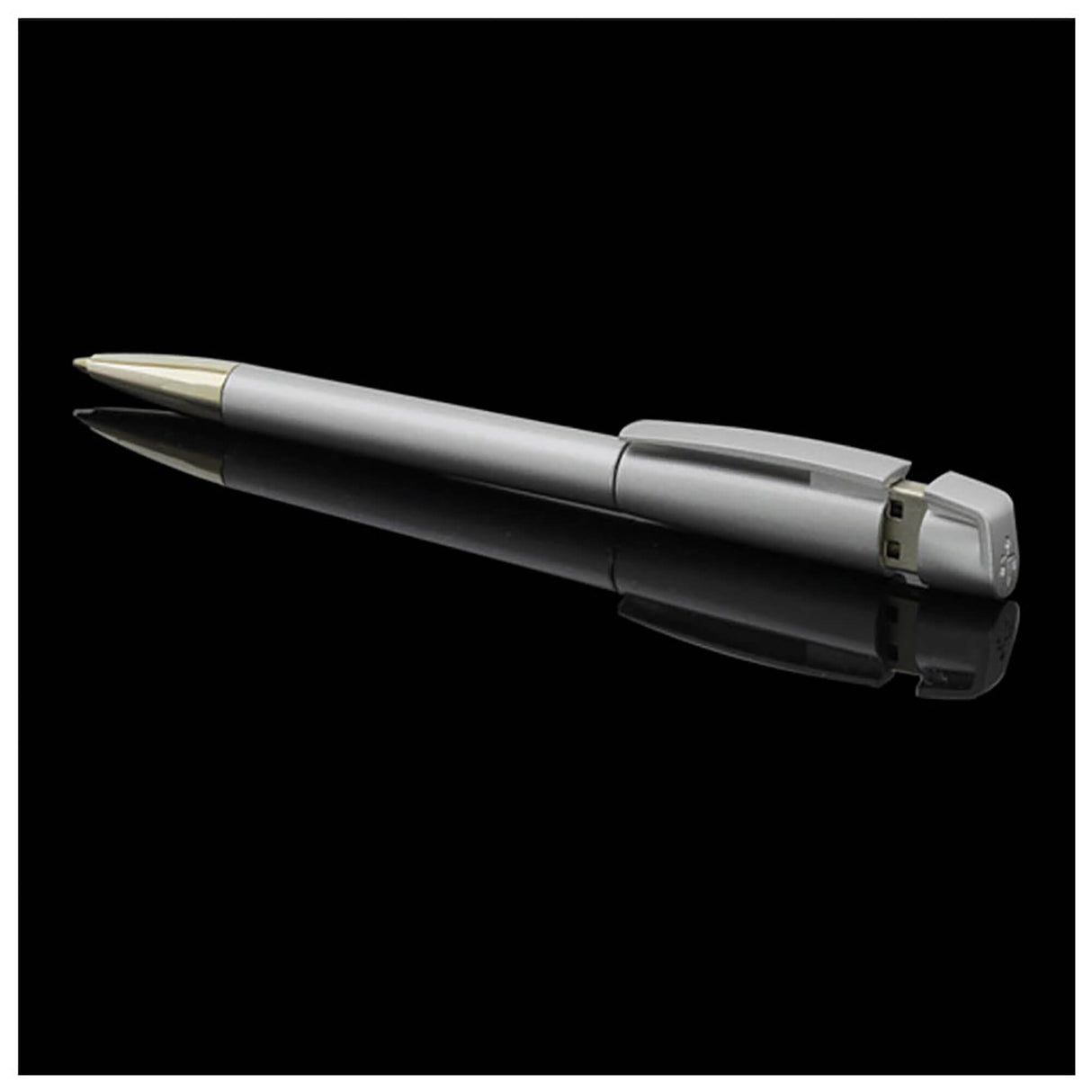 Klio® USB Pen 16GB Metallic Silver - Printed
