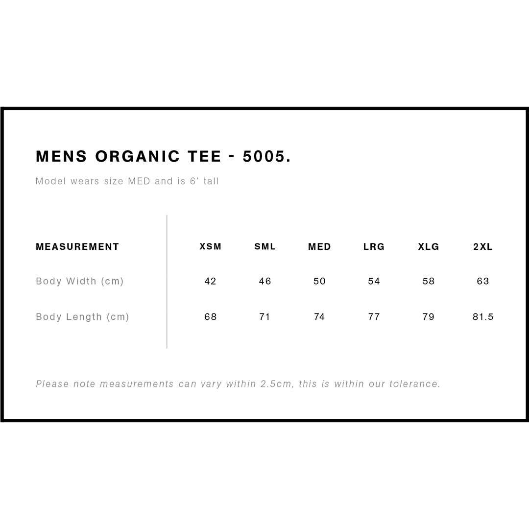 5001G AS Colour Staple Organic Tee