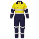 WC3063 Workcraft Hi Vis  Cotton Drill Coveralls