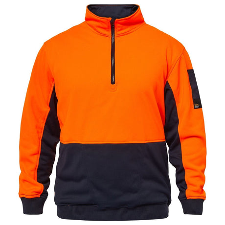 WT8012 Workcraft Hi Vis Half Zip Pullover