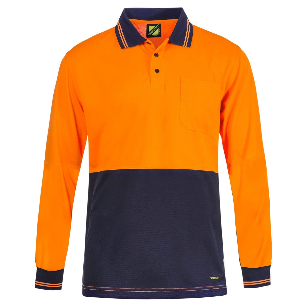 WSP209 Workcraft Hi Vis Two Tone Lightweight  Polo