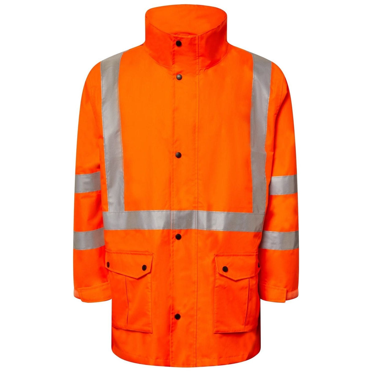 WW9016 Workcraft NSW Rail His Vis Reflective 4-in-1 Jacket With X Pattern