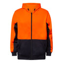 WT8017 Workcraft Hi Vis Full Zip Hoodie