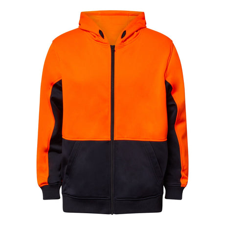 WT8017 Workcraft Hi Vis Full Zip Hoodie