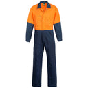 WC3051 Workcraft Hi Vis Two Tone Cotton Drill Coveralls