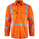 FSV028A Workcraft Torrent HRC2 Mens Hi Vis Front Shirt With 'X' Pattern