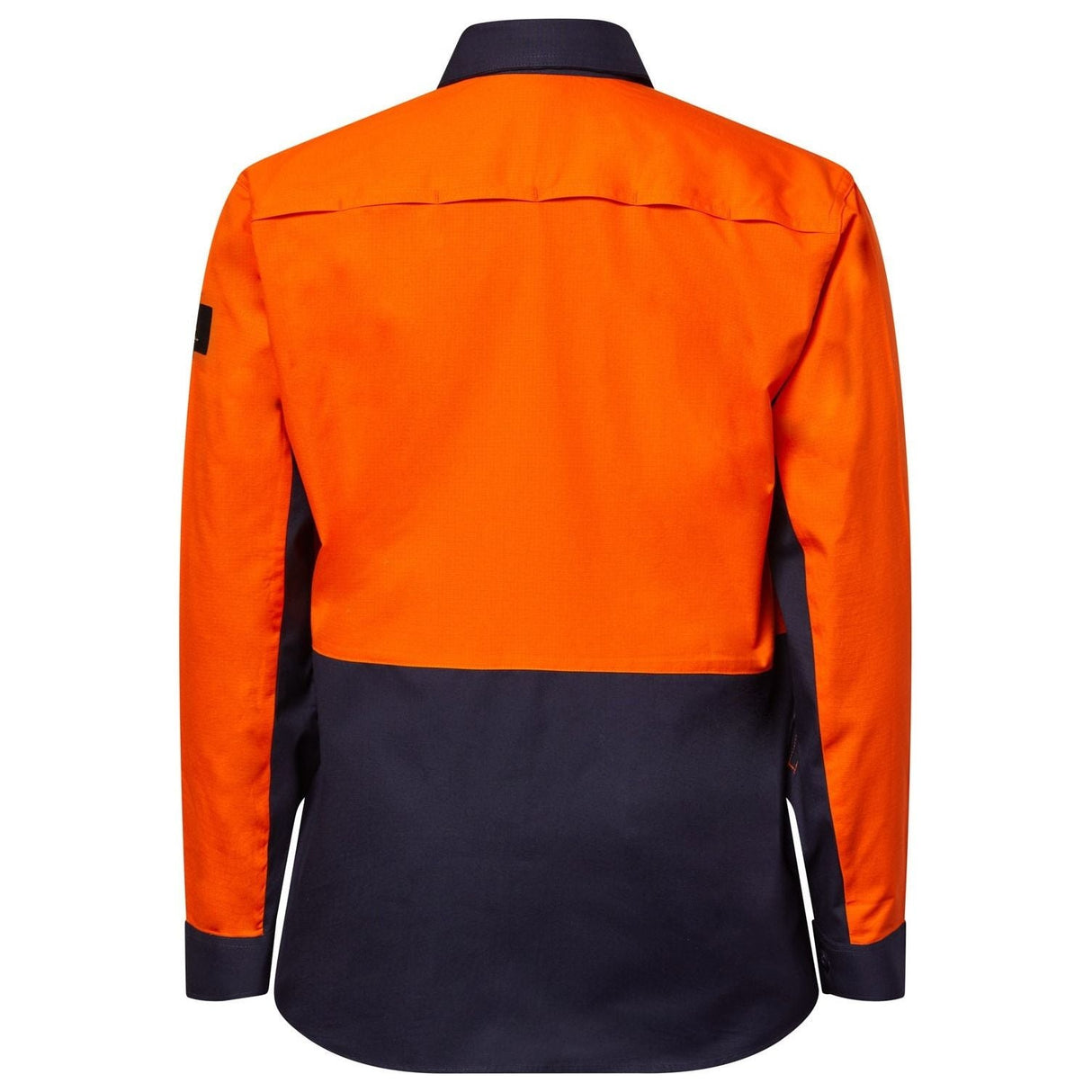 WS6066 Workcraft Hi Vis Long Sleeve Vented Rip Stop Shirt